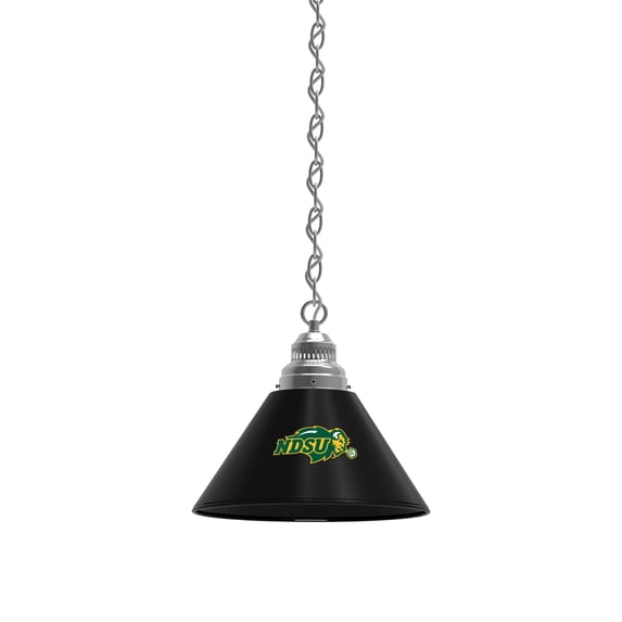 North Dakota State University Pendant Light with Chrome FIxture