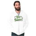 thumbnail image 1 of North Dakota You Betcha Midwest Slang Unisex Fleece Graphic Zip Up Hoodie Brisco Brands 5X, 1 of 5