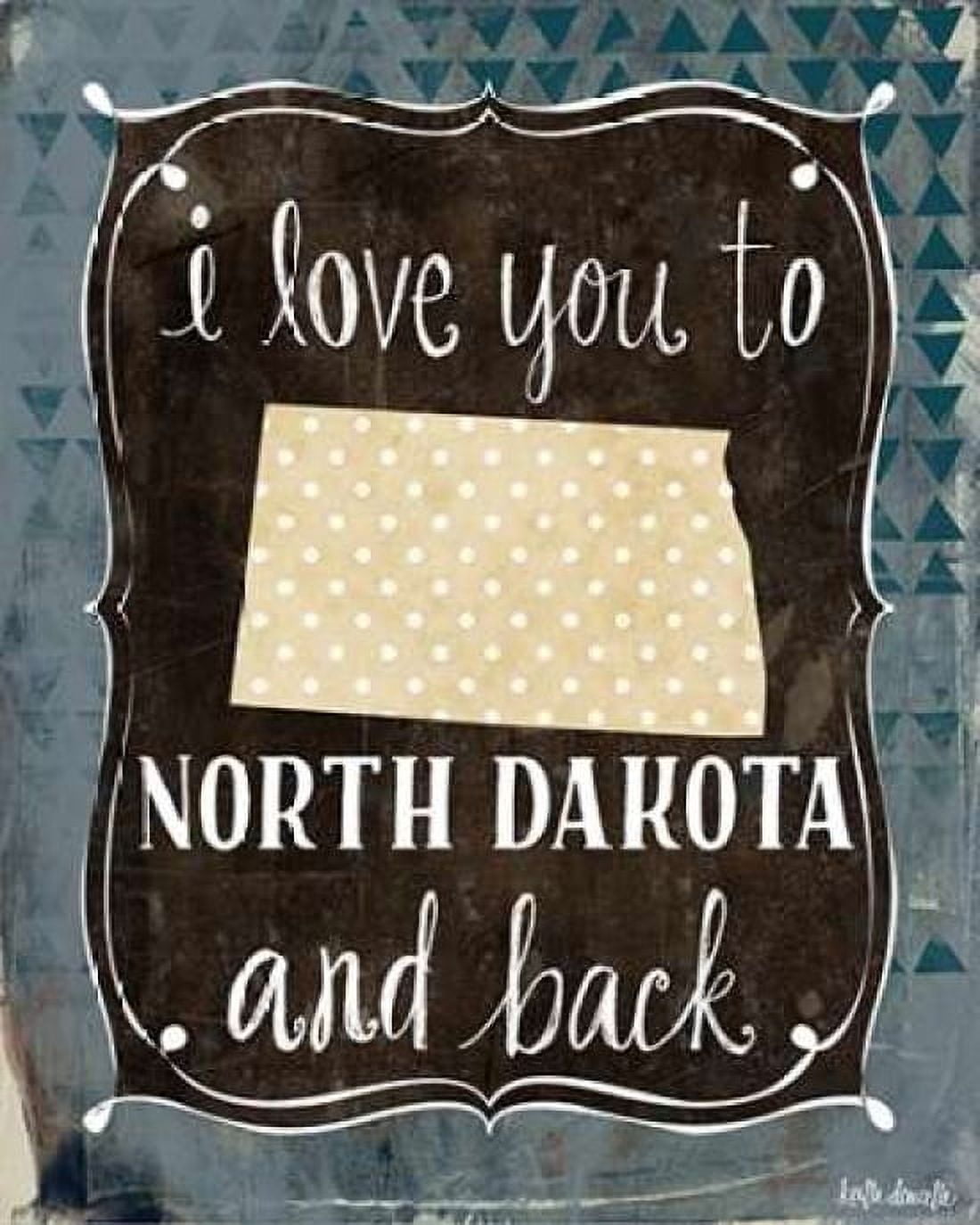 North Dakota and Back Canvas Art - Katie Doucette (24 x 30)