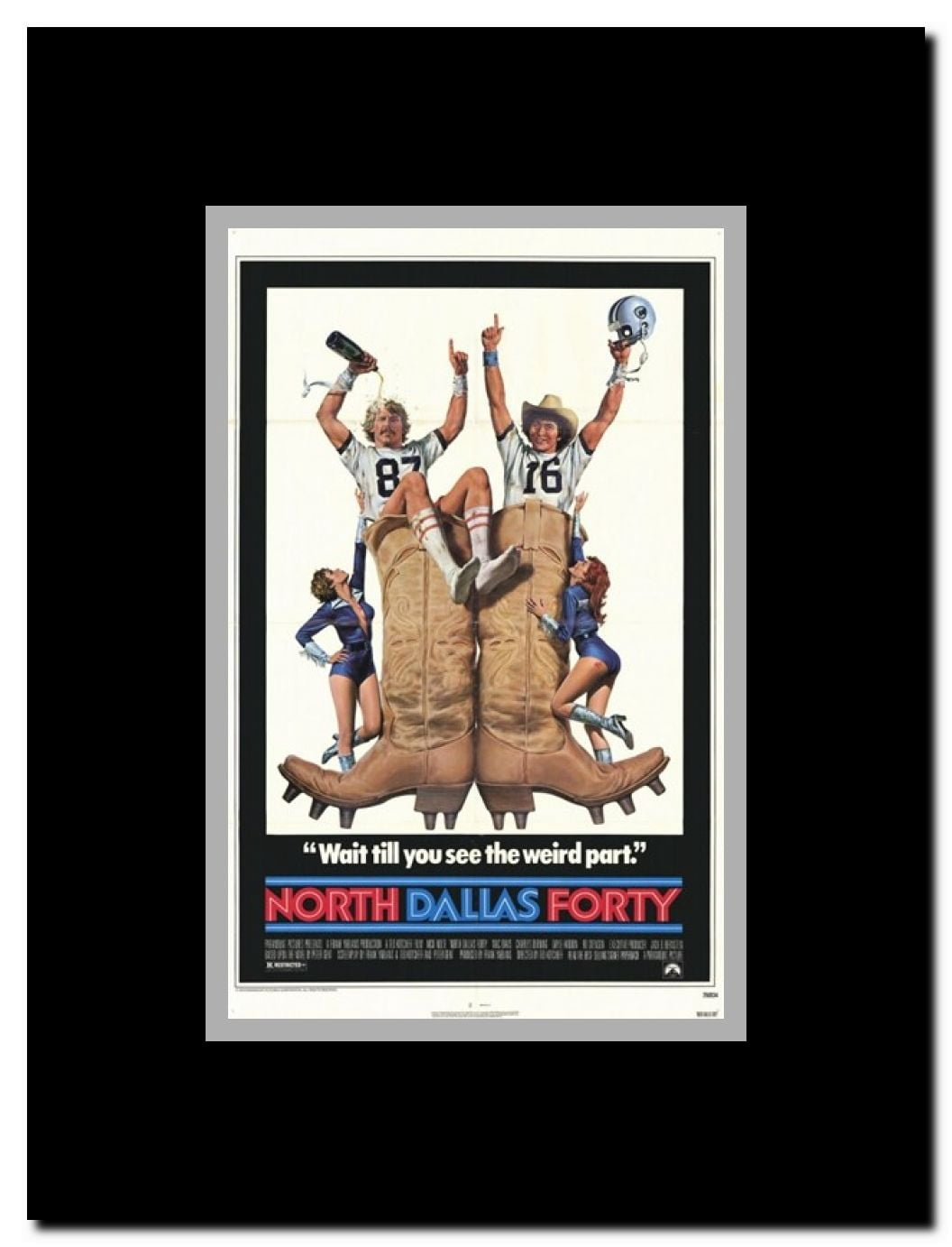 North Dallas Forty Framed Movie Poster
