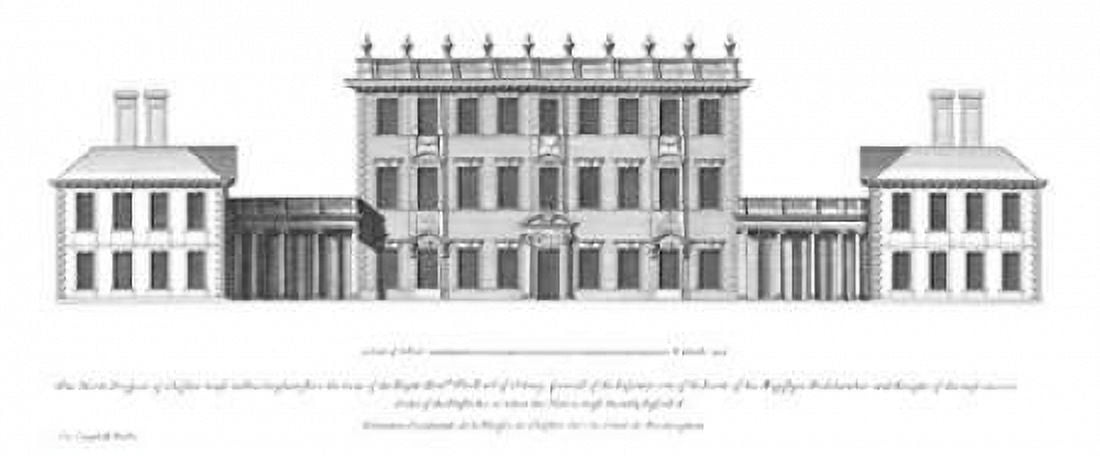North Elevation Cliveden Canvas Art - Colin Campbell (10 x 20)