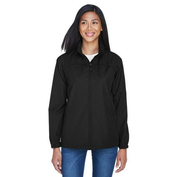 North End 78032 Women's Techno Lite Jacket-Black-XS