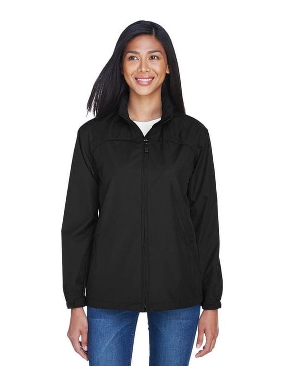 North End 78032 Women's Techno Lite Jacket-Black-L