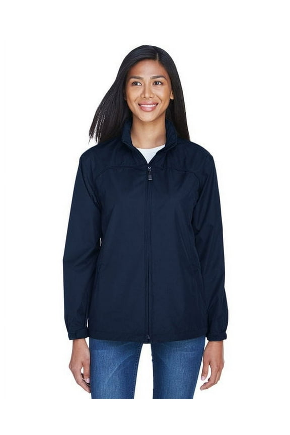 North End 78032 Women's Techno Lite Jacket-Midnight Navy-2XL