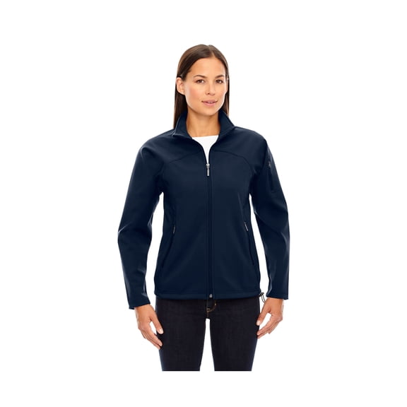 North End 78034 Ladies' Three-Layer Fleece Bonded Performance Soft Shell Jacket