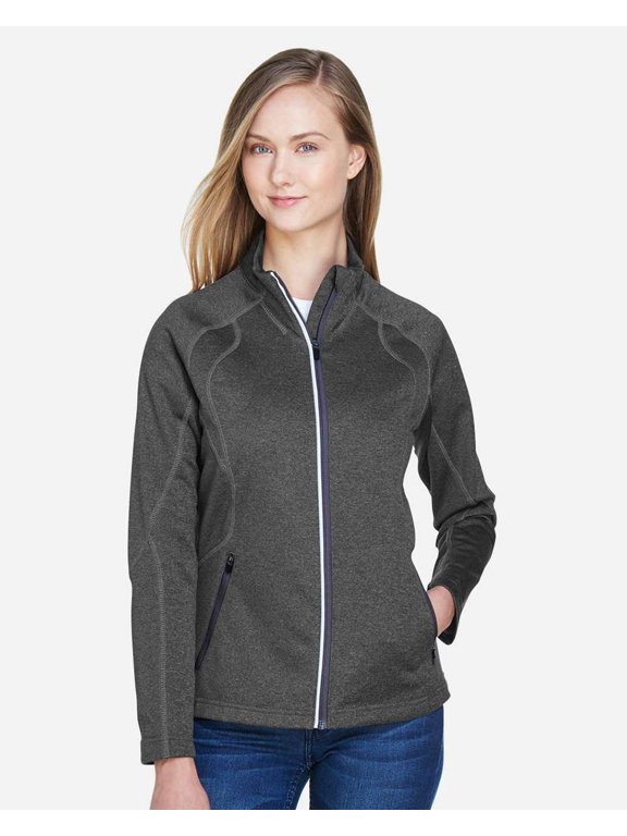 78174 Women's Gravity Performance Fleece Jacket-Carbon Heather-XS