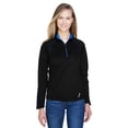 thumbnail image 1 of North End 78187 Women's Radar Quarter-Zip Pullover Performance Top-Black/ True Royal-3XL, 1 of 3