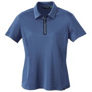 North End 78629 LADIES RECYCLED POLYESTER/PERFORMANCE POLYESTER ZIPPED POLO