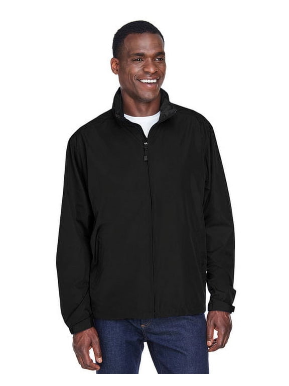 North End 88083 Men's Techno Lite Jacket-Black-XL
