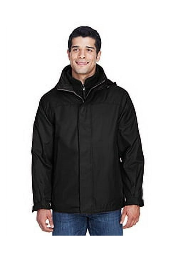 88130 Men's 3-in-1 Insulated Jacket-Black-3XL