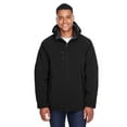 thumbnail image 1 of North End 88159 Men's Glacier Insulated Three-Layer Fleece Soft Shell Hood Jacket with Detachable Hood-Black-2XL, 1 of 5