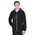 thumbnail image 1 of North End 88166 Men's Glacier Insulated Three-Layer Fleece Soft Shell Hood Jacket-Black-4XL, 1 of 5