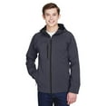 thumbnail image 1 of North End 88166 Men's Glacier Insulated Three-Layer Fleece Soft Shell Hood Jacket-Fossil Grey-2XL, 1 of 3