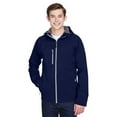 thumbnail image 1 of North End 88166 Men's Glacier Insulated Three-Layer Fleece Soft Shell Hood Jacket-Classic Navy-5XL, 1 of 3