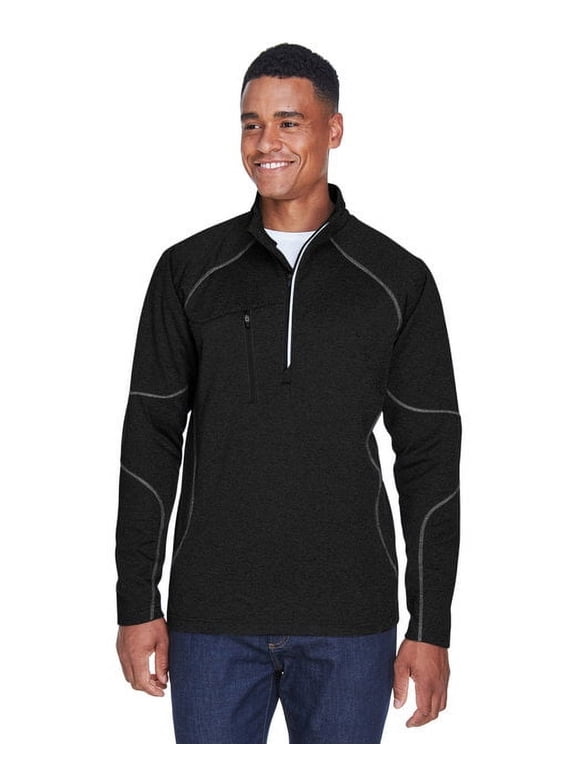 88175 Men's Catalyst Performance Fleece Quarter-Zip Pullover-Black-M