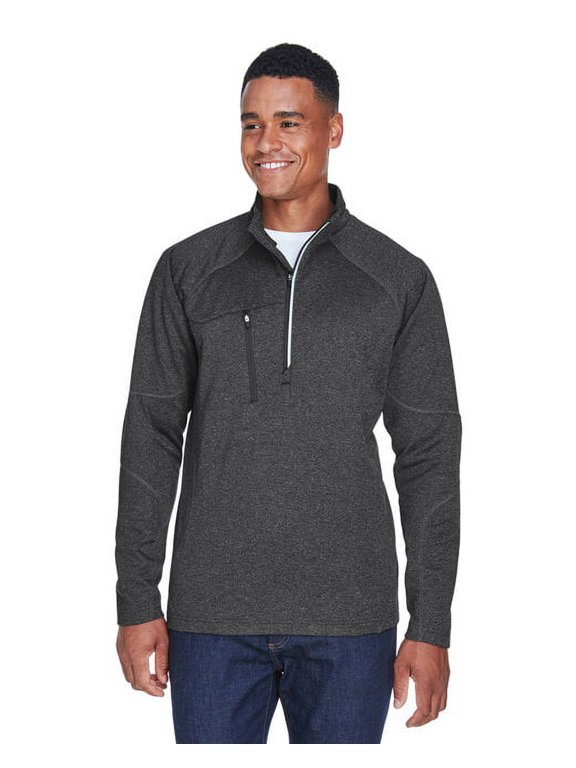 88175 Men's Catalyst Performance Fleece Quarter-Zip Pullover-Carbon Heather-S