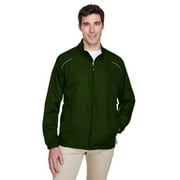 North End Ash City Mens Elasticized Cuffs Zipper Lightweight Jacket