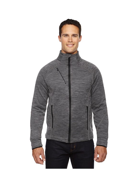 North End Flux Men's Melange Fleece Jacket, Style 88697