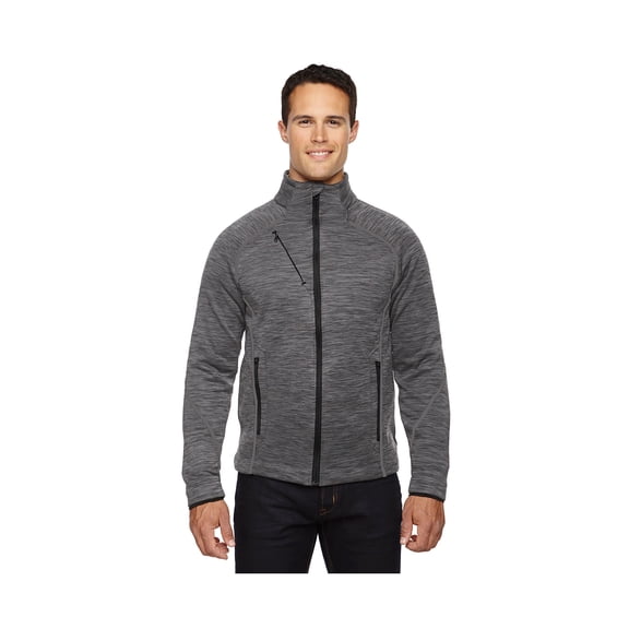 88697 Ash City North End Sport Red Mens Flux Melange Bonded Fleece Jacket