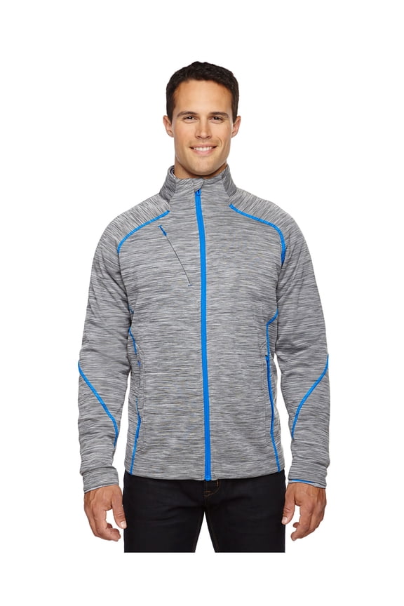 North End Flux Men's Melange Fleece Jacket, Style 88697