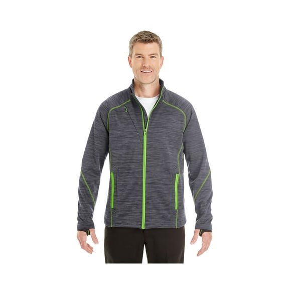 North End Flux Men's Melange Fleece Jacket, Style 88697