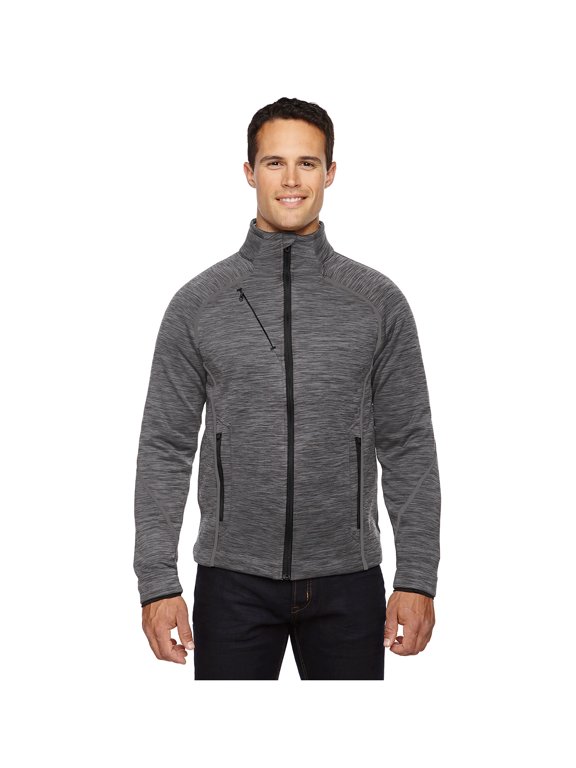 88697 Ash City North End Sport Red Mens Flux Melange Bonded Fleece Jacket