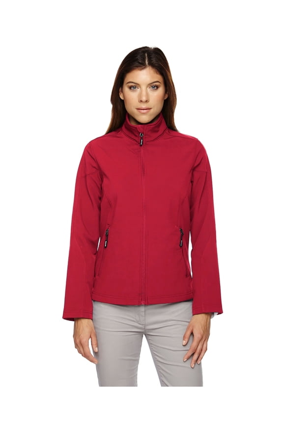 CORE 365 78184 LADIES CRUISE TWO LAYER FLEECE BONDED SOFT SHELL JACKET