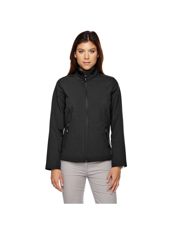 North End Ladies Cruise Two-Layer Fleece Bonded Shell Jacket, Style 78184