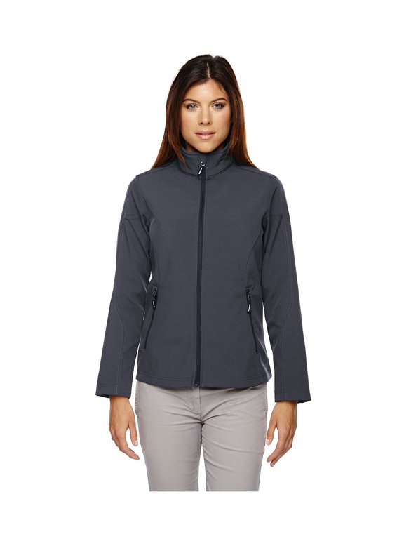 North End Ladies Cruise Two-Layer Fleece Bonded Shell Jacket, Style 78184