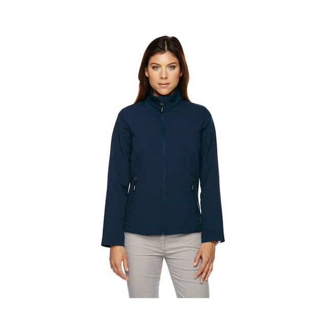 North End Ladies Cruise Two-Layer Fleece Bonded Shell Jacket, Style 78184