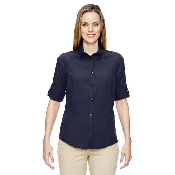 North End Ladies' Excursion Concourse Performance Shirt 77047 NAVY XL