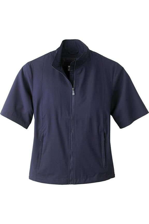 Ladies Short-Sleeve Full-Zip Wind Jacket