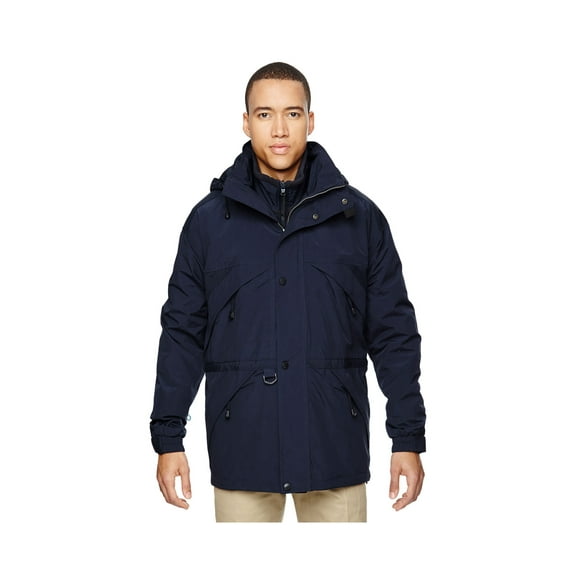 North End Men's 3-In-1 Techno Series Parka With Dobby Trim, Style 88007