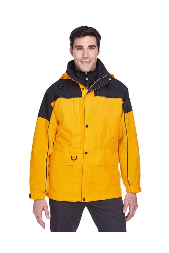 88006 Men's 3-in-1 Two-Tone Parka-Sun Ray-L
