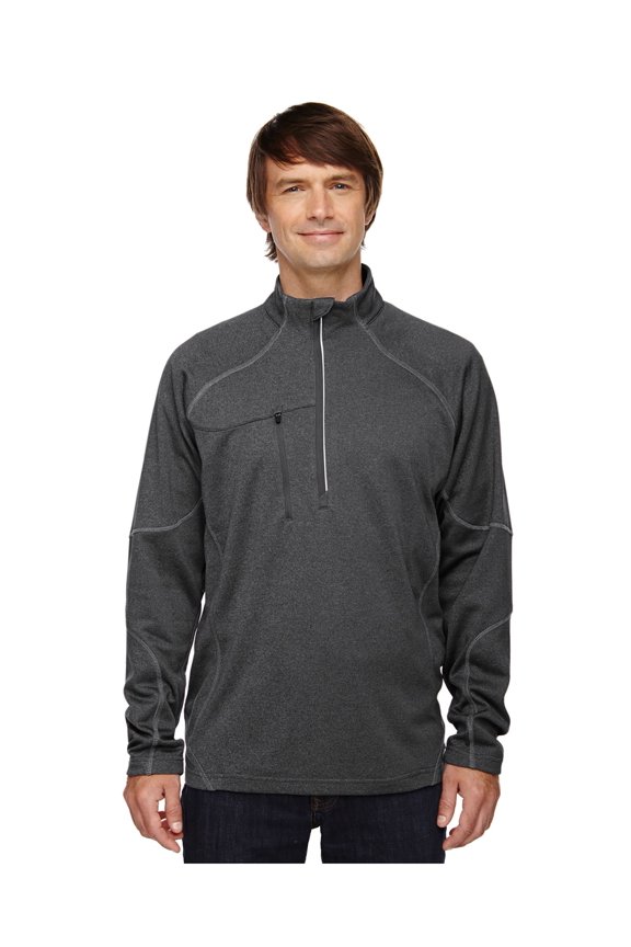 North End Men's Chest Pocket Performance Fleece Half-Zip, Style 88175