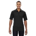 thumbnail image 1 of 88657 Ash City - North End Sport Red Men's Serac UTK cool.logik Performance Zippered Polo, 3XL, BLACK, 1 of 2