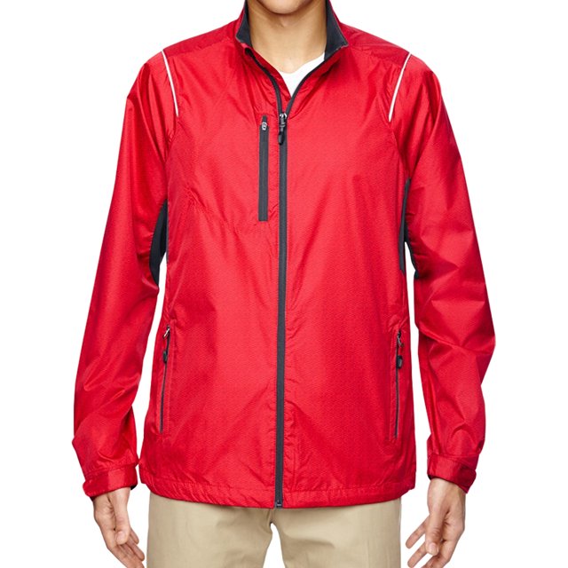 North End Men's Sustain Eco Lightweight FullZip Packable Golf Jacket