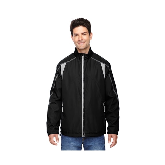 Ash City North End 88155 Mens Endurance Lightweight Colorblock Jacket, 3XL, BLACK