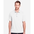 thumbnail image 1 of North End NE100 Men's JAQ Snap-Up Stretch Performance Polo-White-S, 1 of 5