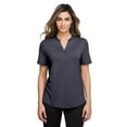thumbnail image 1 of North End NE100W Women's JAQ Snap-Up Stretch Performance Polo-Carbon-XS, 1 of 3