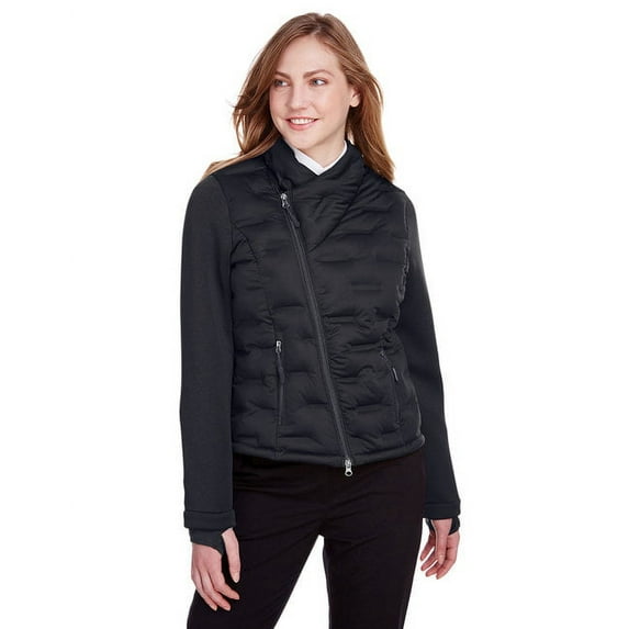 North End NE710W Ladies Loft Pioneer Hybrid Bomber Jacket