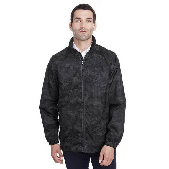 NE711 North End Men's Rotate Reflective Jacket Black/Carbon 5XL
