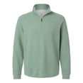 thumbnail image 1 of North End NE725 Men's Spirit Textured Quarter-Zip Pullover-SAGE GREEN HEATHER-5XL, 1 of 3