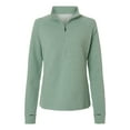 thumbnail image 1 of North End NE725W Women's Spirit Textured Quarter-Zip Pullover-SAGE GREEN HEATHER-L, 1 of 6