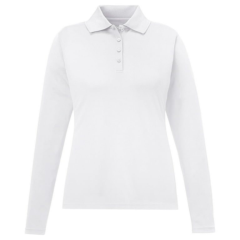 North End Ne Ladies Core 365 Ls Polo 701