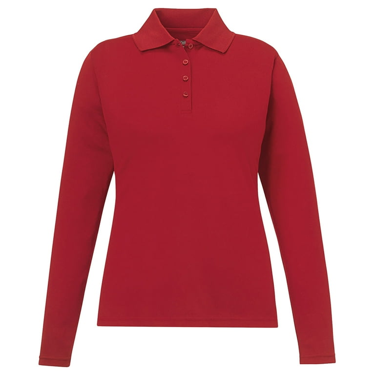 North End Ne Ladies Core 365 Ls Polo 850