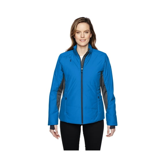 North End Sport Red 78696 Ladies' Immerge Insulated Hybrid Jacket With Heat Reflect Technology, 2XL, OLYMPIC BLUE
