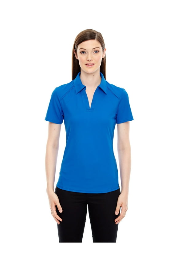 North End Sport Red Women's Performance Pique Polo Shirt, Style 78632