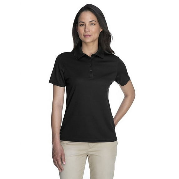 CORE365 78181 Women's Origin Performance Piqué Polo-Black-S