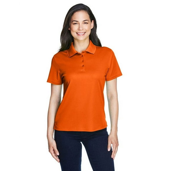 CORE365 78181 Women's Origin Performance Piqué Polo-Campus Orange-2XL
